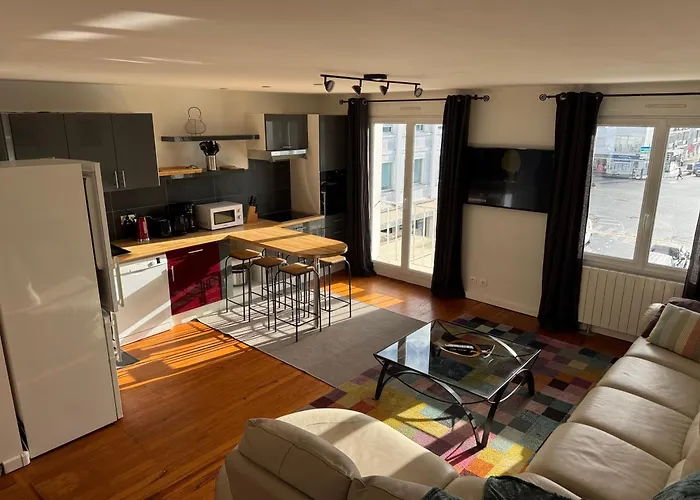 Duplex Vue Mer, Centre Ville